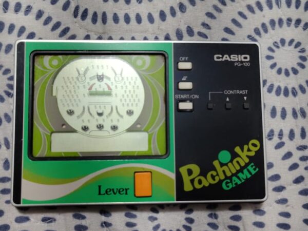 Casio PG-100 Pachinko Game — Brinquedo Eletrônico Raro dos Anos 80