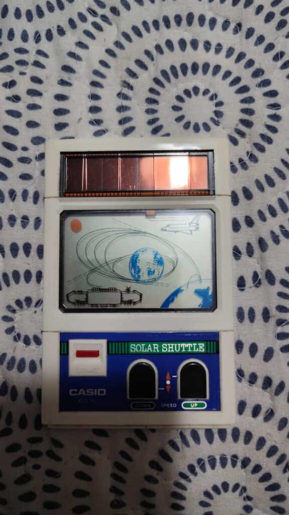 Casio Solar Shuttle Game — Brinquedo Eletrônico Raro Anos 80