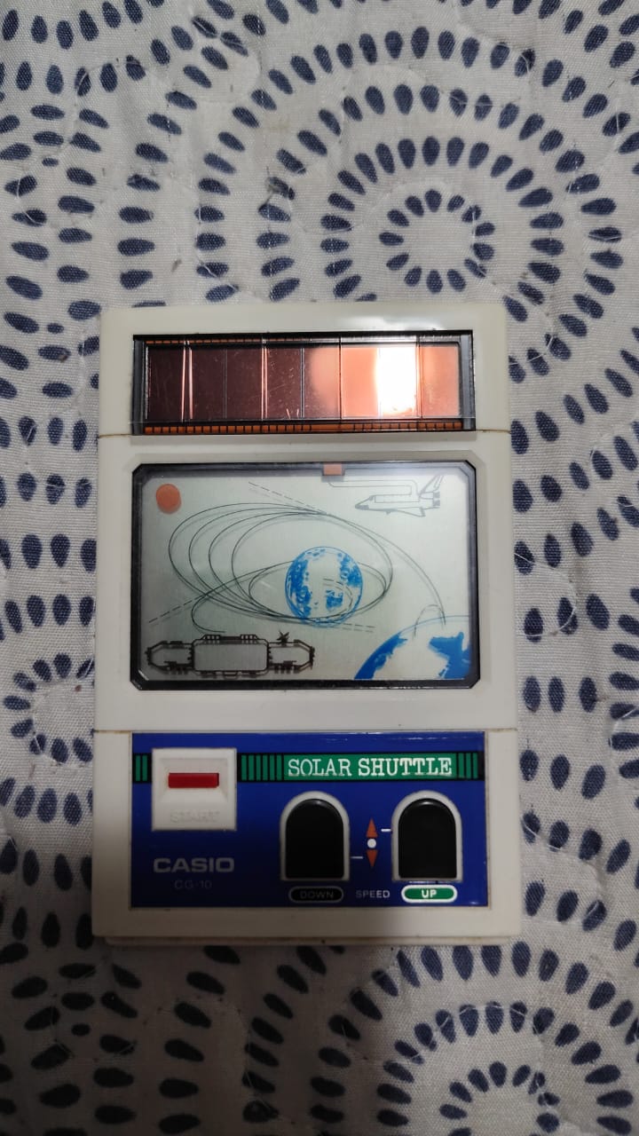 Casio Solar Shuttle Game — Brinquedo Eletrônico Raro Anos 80