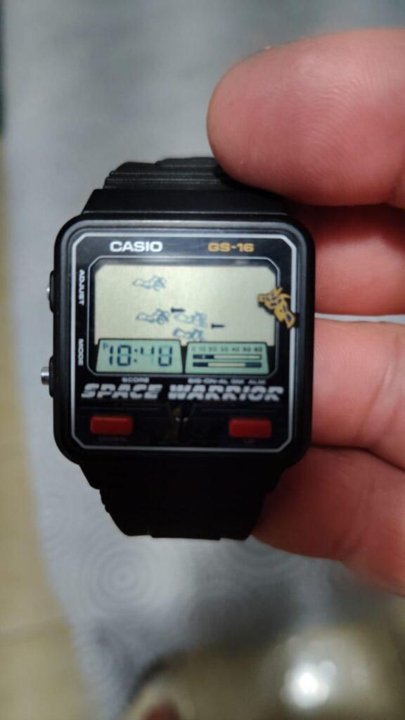 Casio GS-16 Space Warrior — Relógio Digital Vintage Raro