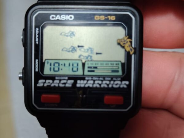 Casio GS-16 Space Warrior — Relógio Digital Vintage Raro