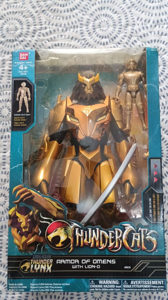 Thundercats Armor of Omens com Lion-O Bandai — Raro