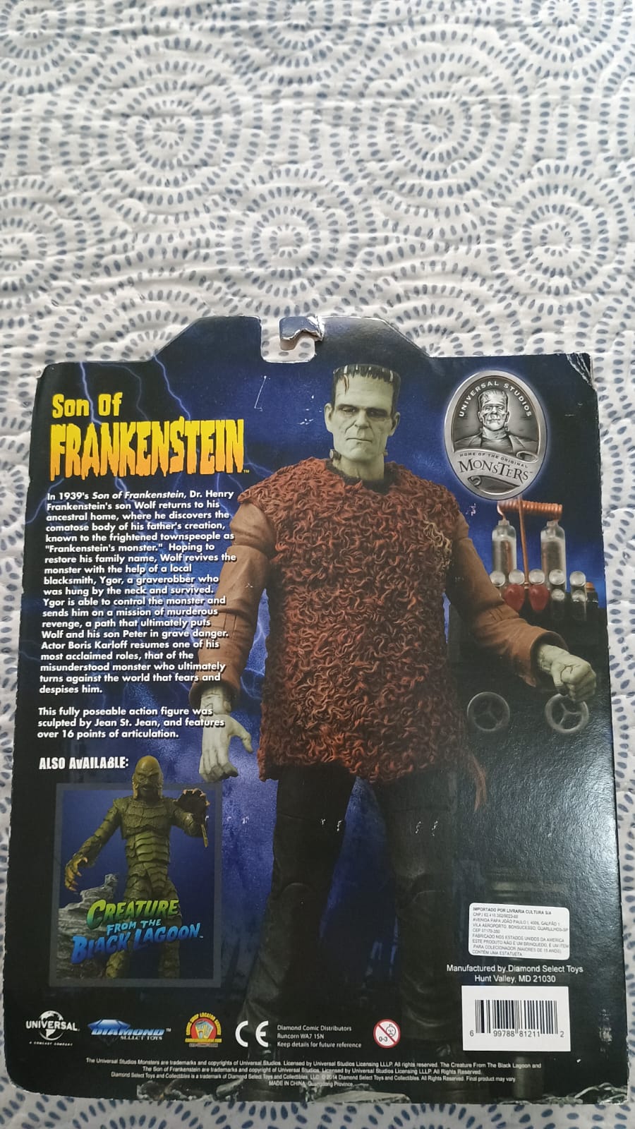 Son of Frankenstein Diamond Select Toys — Boneco Raro