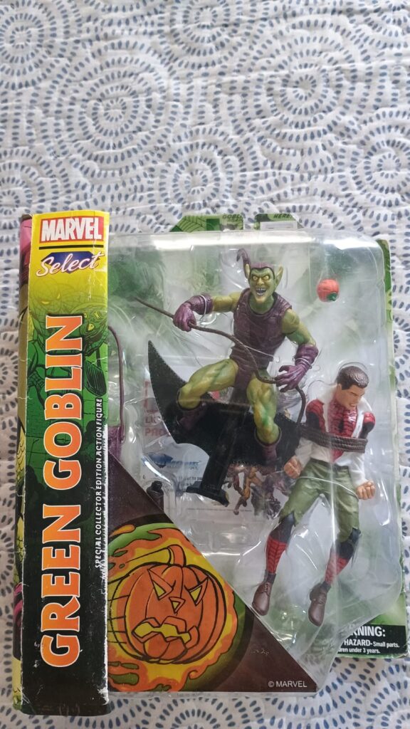 Green Goblin Marvel Select — Boneco Raro Vintage
