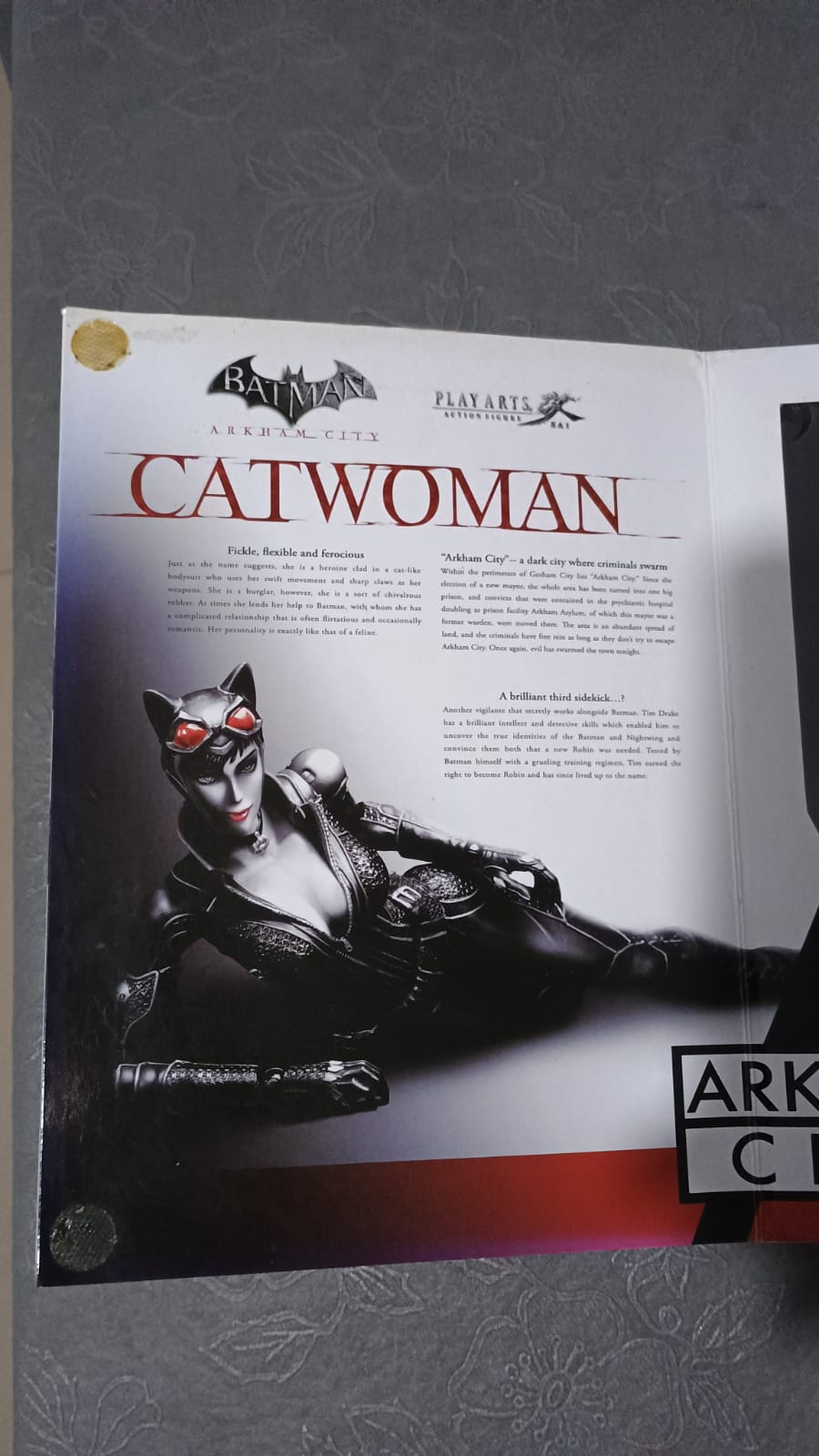 Play Arts Kai Catwoman Batman Arkham City — Raro Colecionável
