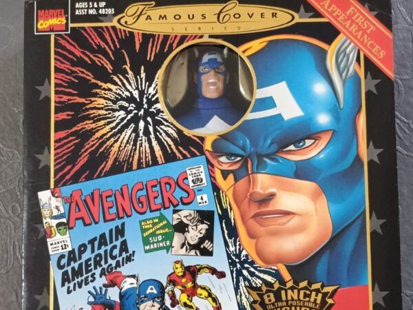 Capitão América Famous Covers Toy Biz de 1998 - foto 1 - HelioBrinquedos