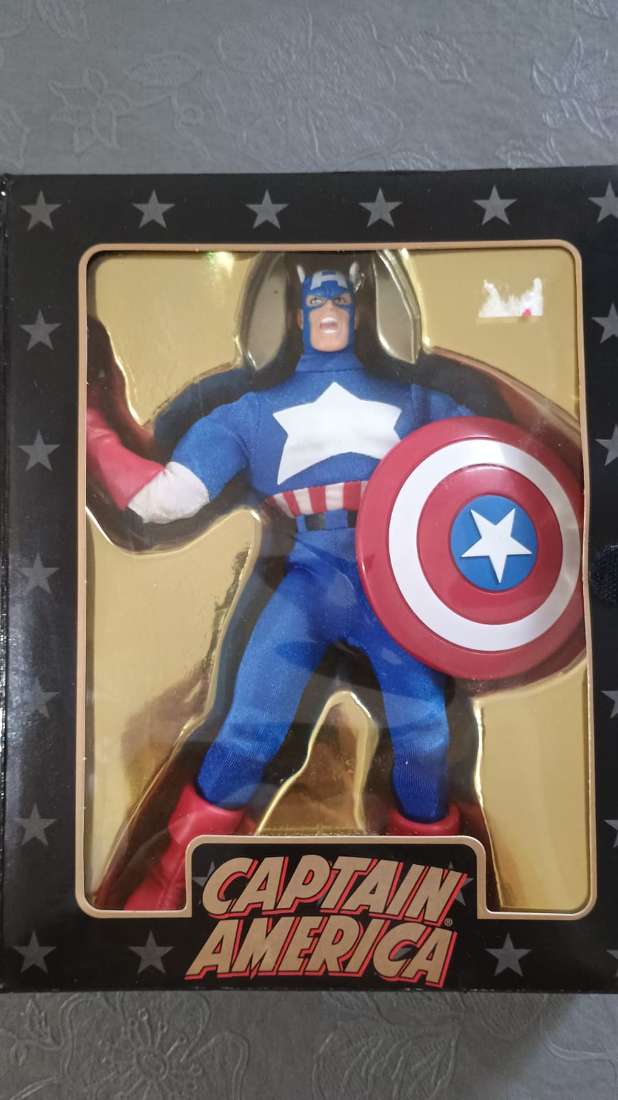Capitão América Famous Covers Toy Biz de 1998 - detalhe 2
