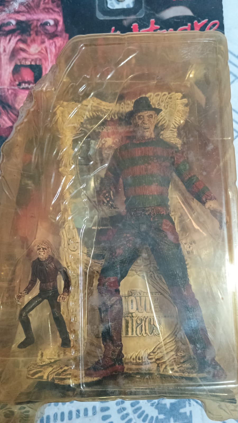 Freddy Krueger Movie Maniacs McFarlane Toys - detalhe 2