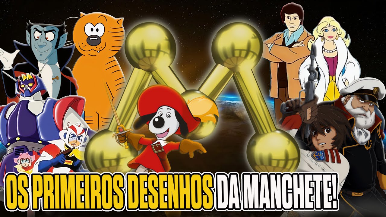 Os primeiros desenhos e animes da Rede Manchete antes dos Cavaleiros